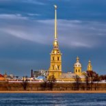 Петропавловская крепость с Невы