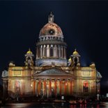 исаакиевский собор ночная подсветка