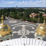 Вид на Кронштадт